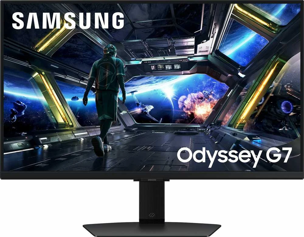 Monitorius Samsung Odyssey Gaming G7 LS32DG702EUXEN/ 32" (81 cm)/UHD (3840x2160)/16:9/144 Hz/1 ms/350 cd/m²