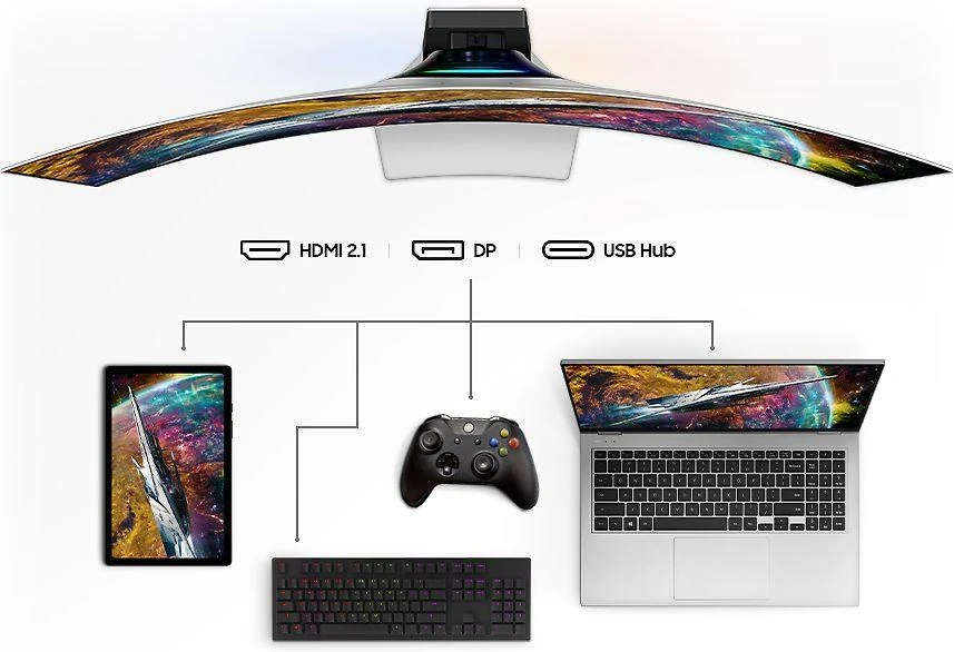 Monitorius Samsung Odyssey G9 OLED (LS49CG950SUXEN)