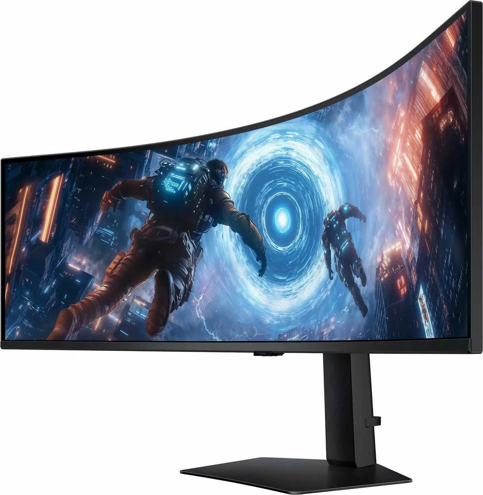 Monitorius Samsung | LS49FG910EUXEN | 49 " | VA | DQHD | 32:9 | 144 Hz | 1 ms | 5120 x 1440 pikselių | 350 cd/m² | HDMI jungtys quantity 2 | Juodas