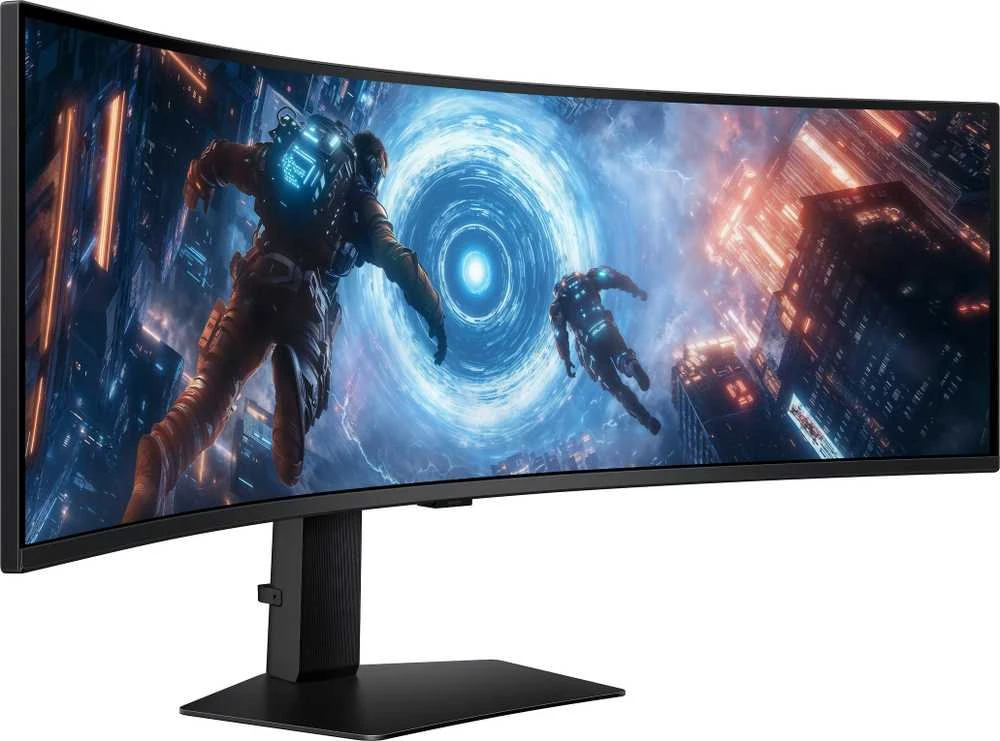 Monitorius Samsung | LS49FG910EUXEN | 49 " | VA | DQHD | 32:9 | 144 Hz | 1 ms | 5120 x 1440 pikselių | 350 cd/m² | HDMI jungtys quantity 2 | Juodas