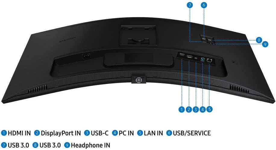 Monitorius Samsung ViewFinity S6 (S34C650U) 34 UWQHD näyttö