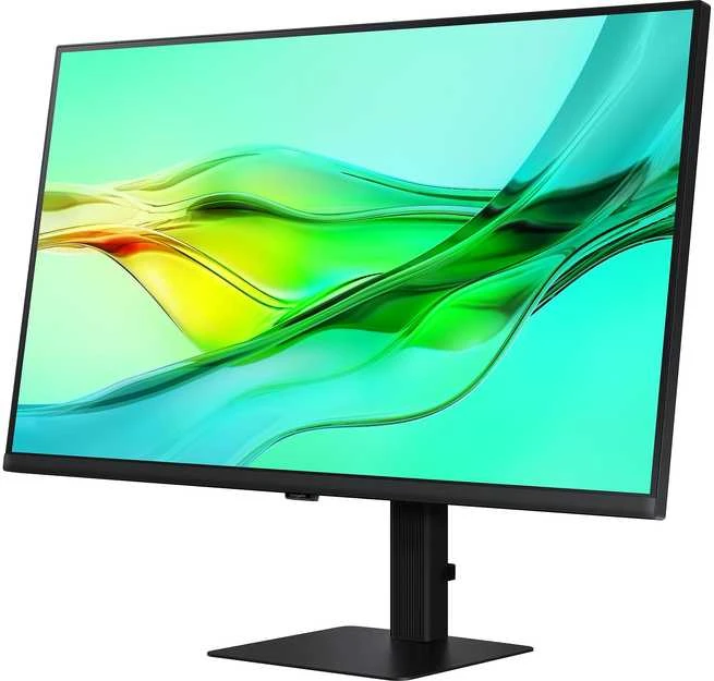 Monitorius „Samsung ViewFinity S6 S32D604UEU“ – LED ekranas – USB – 32 colių – 2560 x 1440 QHD @ 100 Hz – IPS – 350 cd/m² – 1000:1 – HDR10 – 5 ms – HDMI, DisplayPort, USB-C – juodas