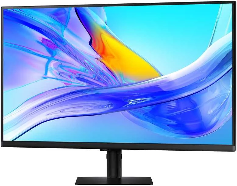 Monitorius SAMSUNG S32D800U 32" 16:9 3840X2160 VA, 5MS, 350NITS, 60HZ, HDR10, SRGB 99%, HAS/SWIVEL/PIVOT/TILT, HDMI/DP/USB-C (90W),LAN, USB3 HUB, KVM SWITCH, VESA 100, USB-C
