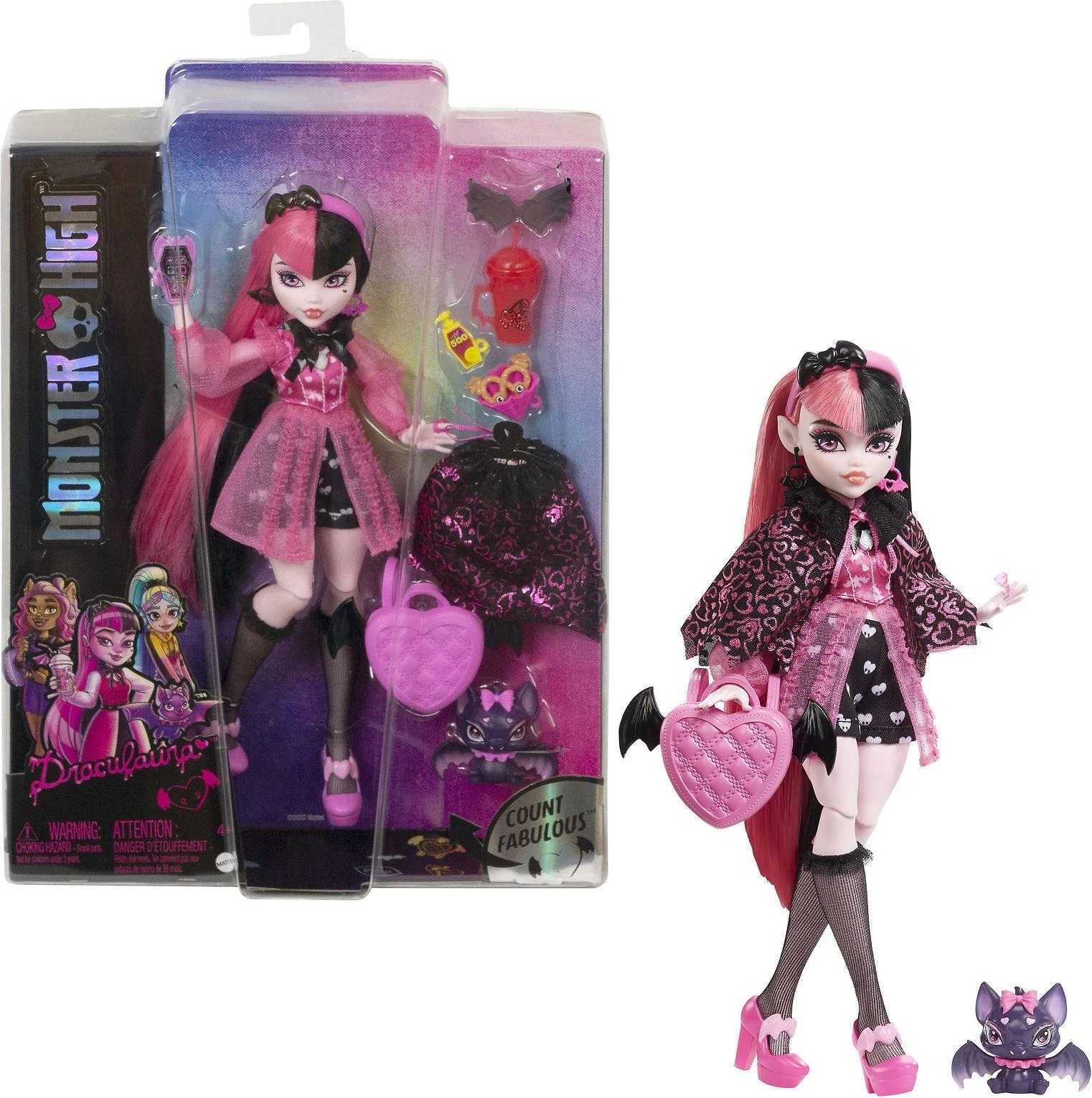 MONSTER HIGH lėlė Drakulaura