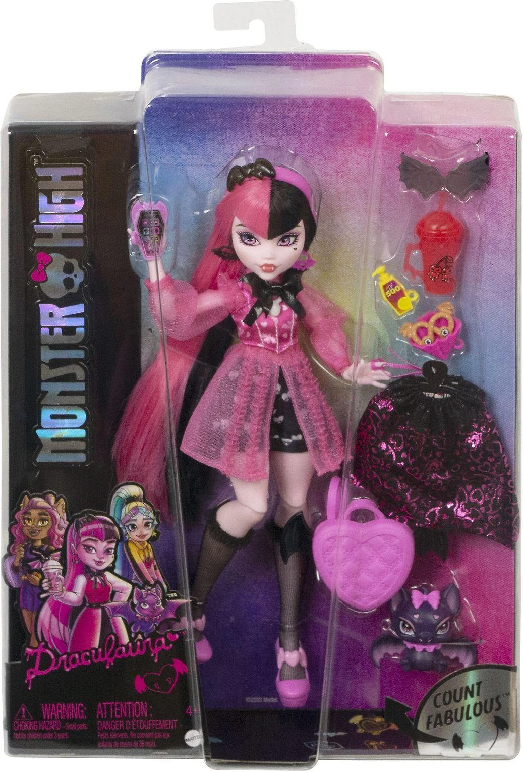 MONSTER HIGH lėlė Drakulaura