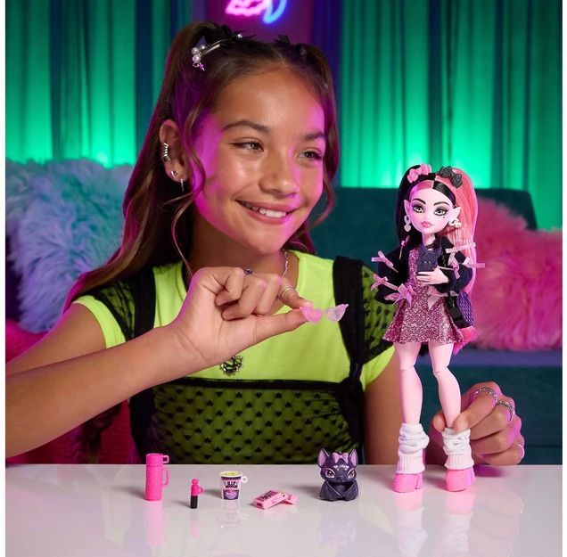 Mattel MONSTER HIGH lėlė Drakulaura (atnaujinta) (JHK29)