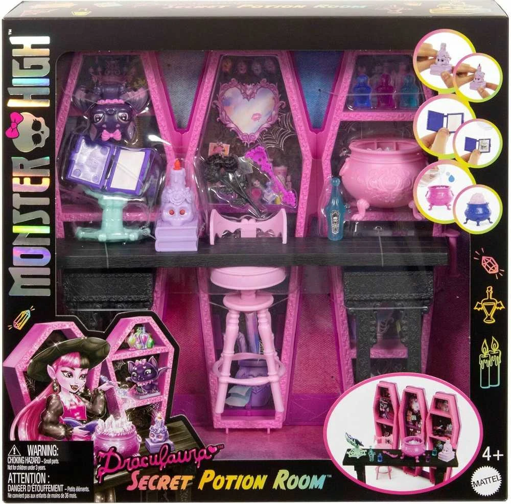 Monster High Drakulauros slaptųjų eliksyrų kambarys JBF15