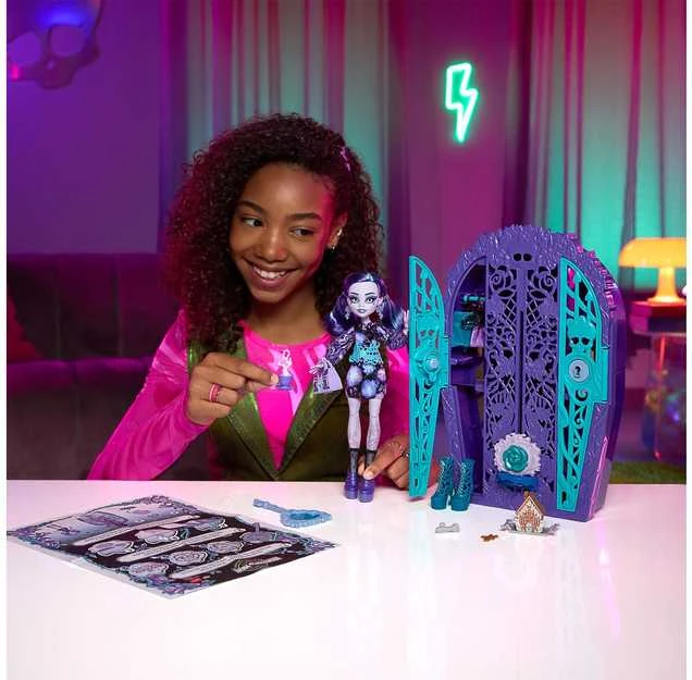 Mattel MONSTER HIGH SKULLTIMATES siurprizų rinkinys – Tvyla, vidurnakčio sodo serija (HYT74)