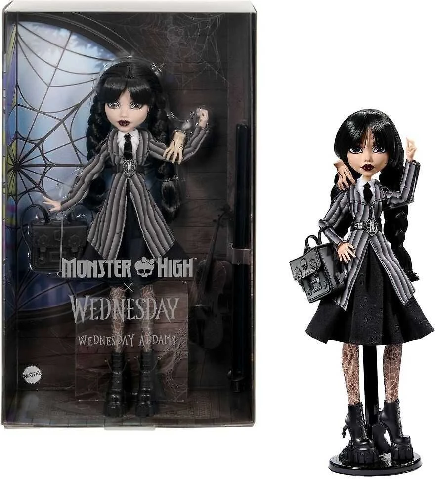 Lėlė Mattel MONSTER HIGH Wednesday (HXJ04)