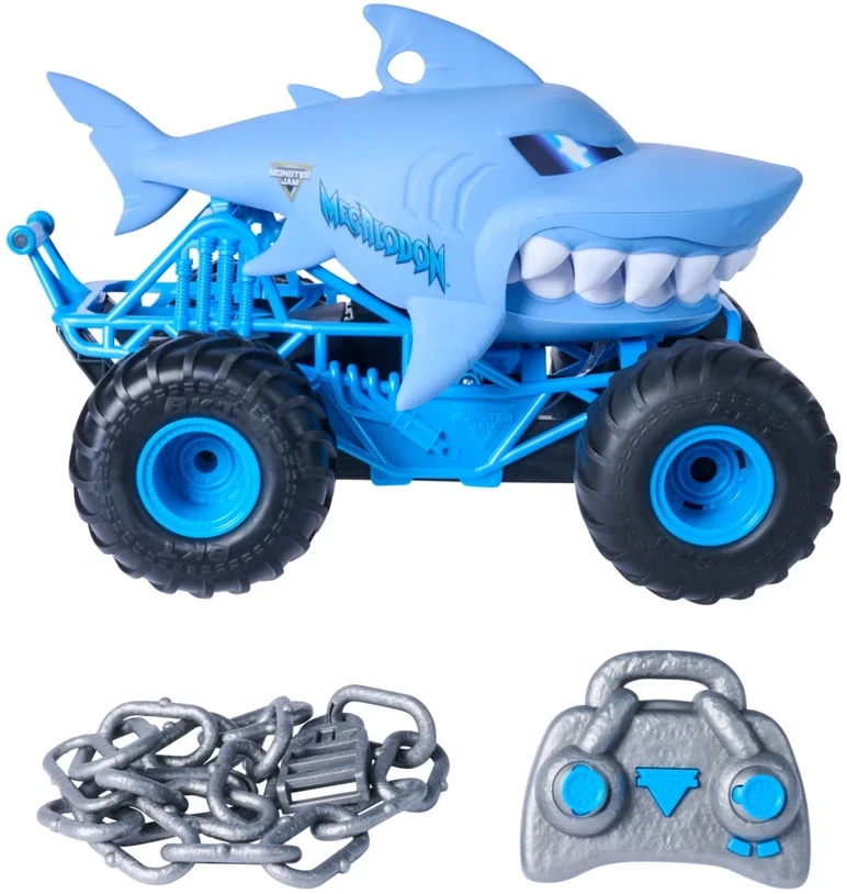 MONSTER JAM RC automobilis „Megalodonas“, 1:15