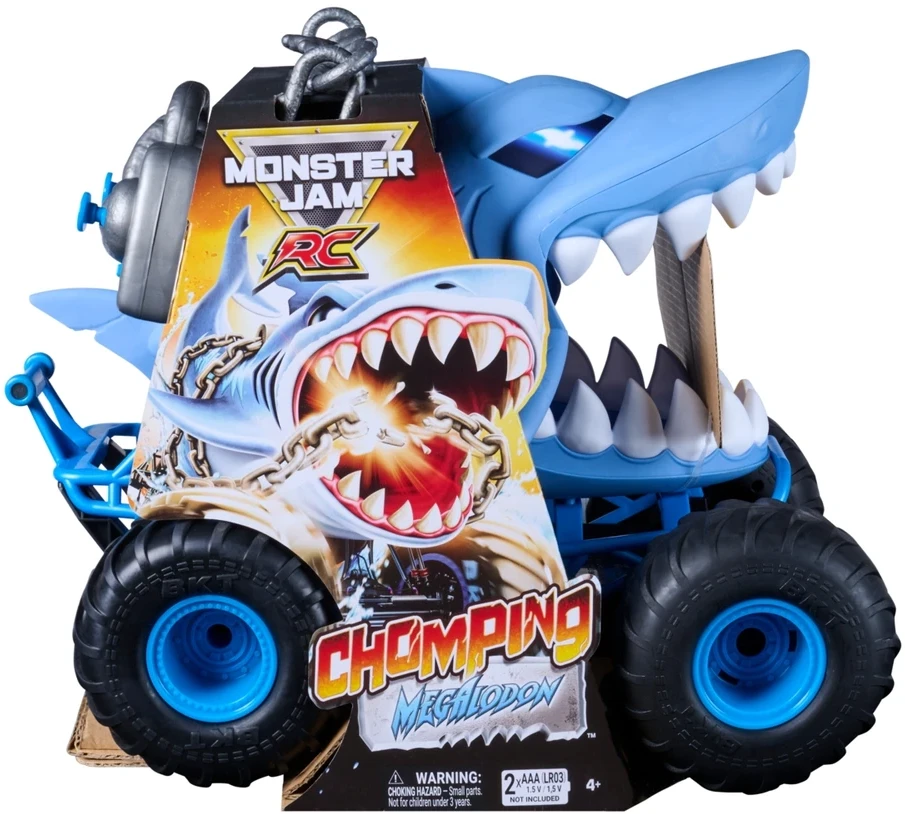 MONSTER JAM RC automobilis „Megalodonas“, 1:15