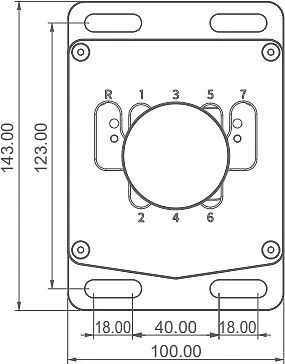 Pavarų perjungimo svirtis Moza Racing HGP RS039