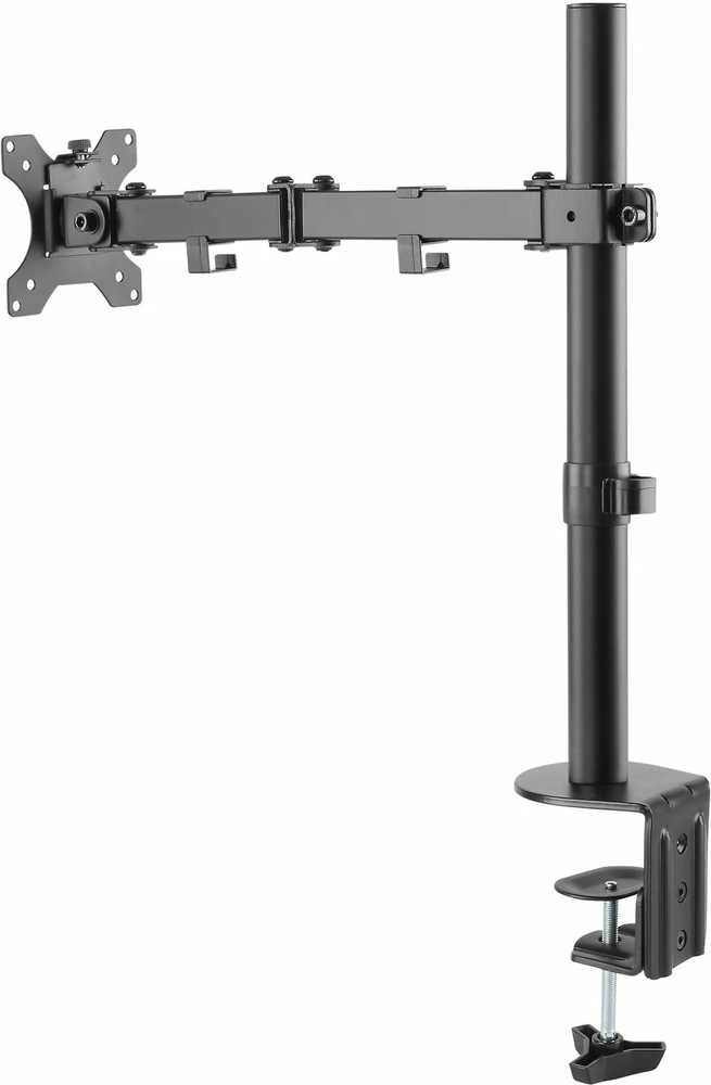 Laikiklis Mozi Basic Stand with Dual Joint -pöytäjalka yhdelle näytölle