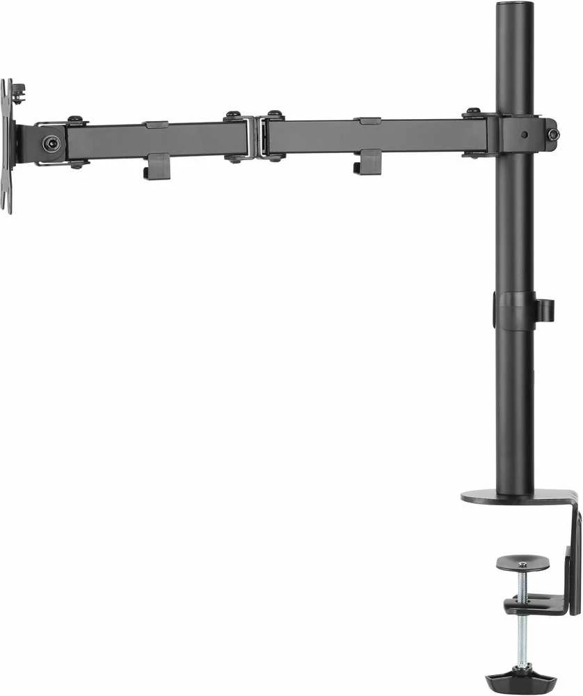 Laikiklis Mozi Basic Stand with Dual Joint -pöytäjalka yhdelle näytölle