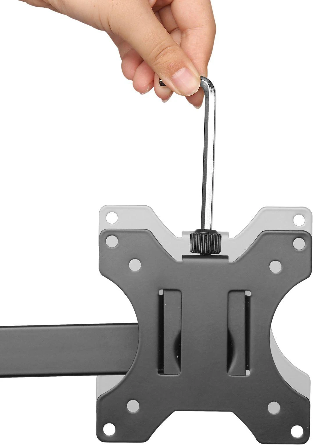 Laikiklis Mozi Basic Stand with Joint -pöytäjalka yhdelle näytölle