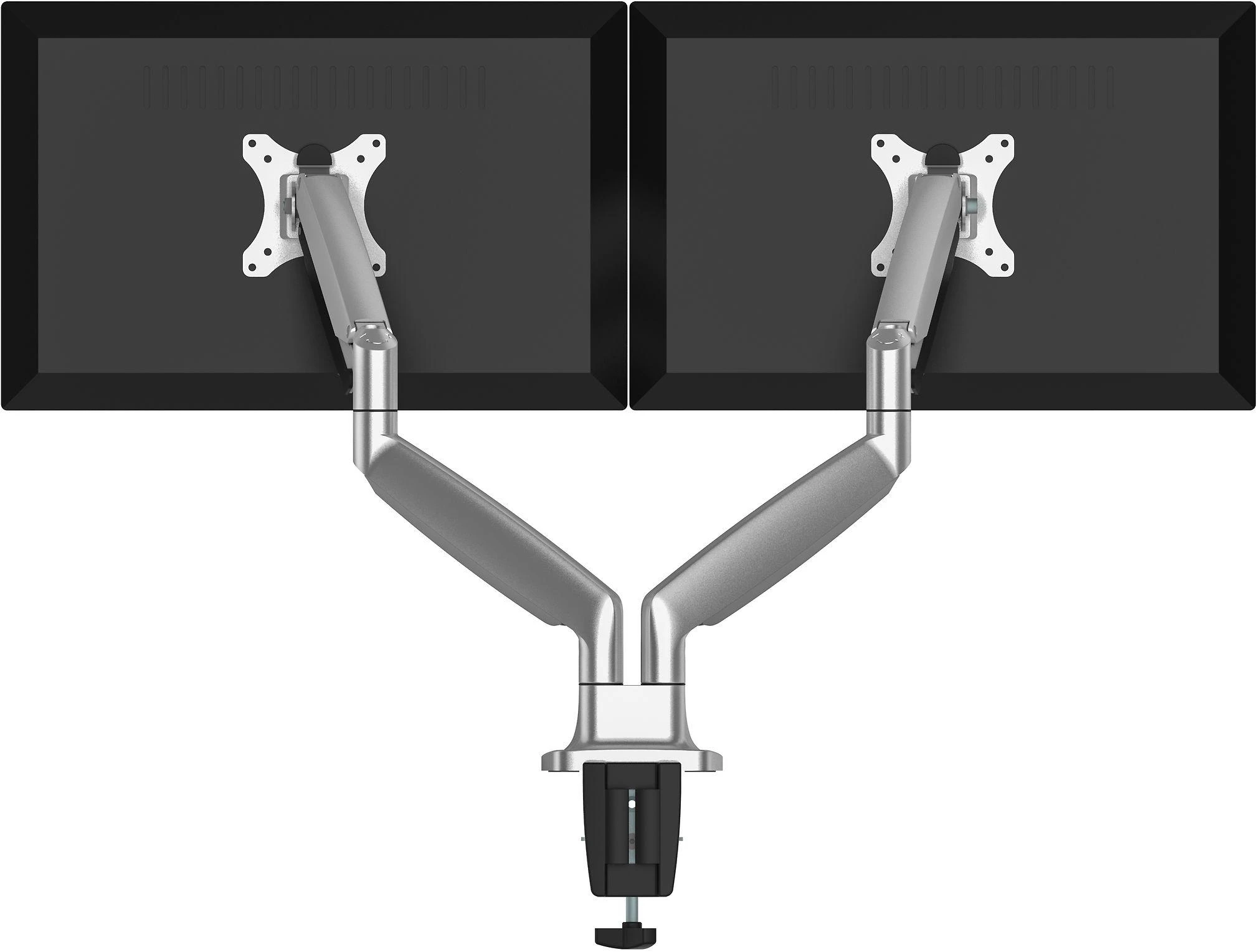 Laikiklis Mozi Dual Ekranas Gas Spring Desk Stovas dviem ekranams