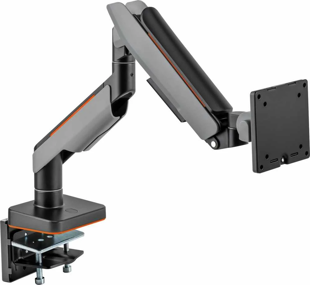 Laikiklis Mozi Heavy Duty Gaming -monitorivarsi, mattamusta-harmaa