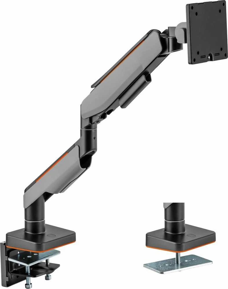 Laikiklis Mozi Heavy Duty Gaming -monitorivarsi, mattamusta-harmaa