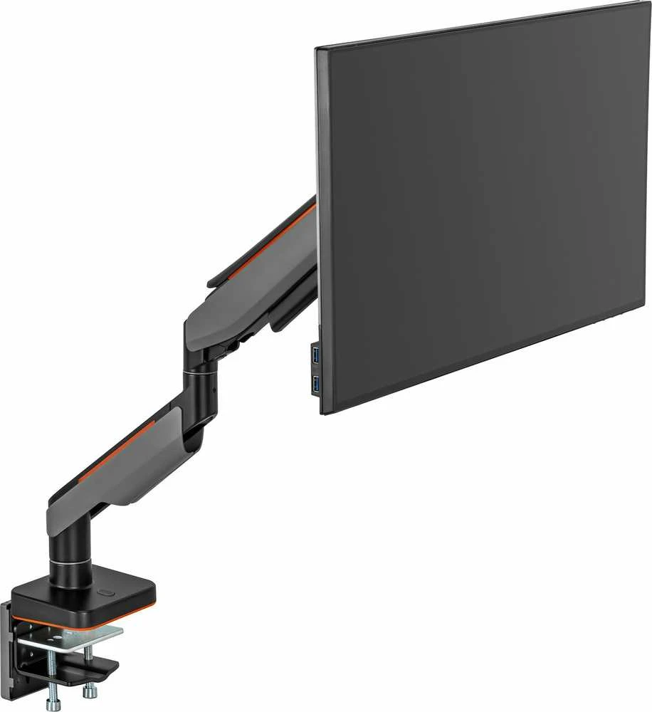 Laikiklis Mozi Heavy Duty Gaming -monitorivarsi, mattamusta-harmaa