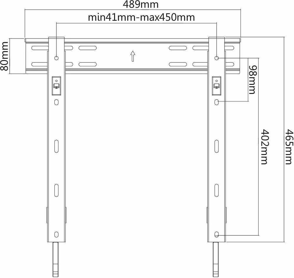 Mozi Slim Series FWM-1 32-55 "TV sieninis laikiklis