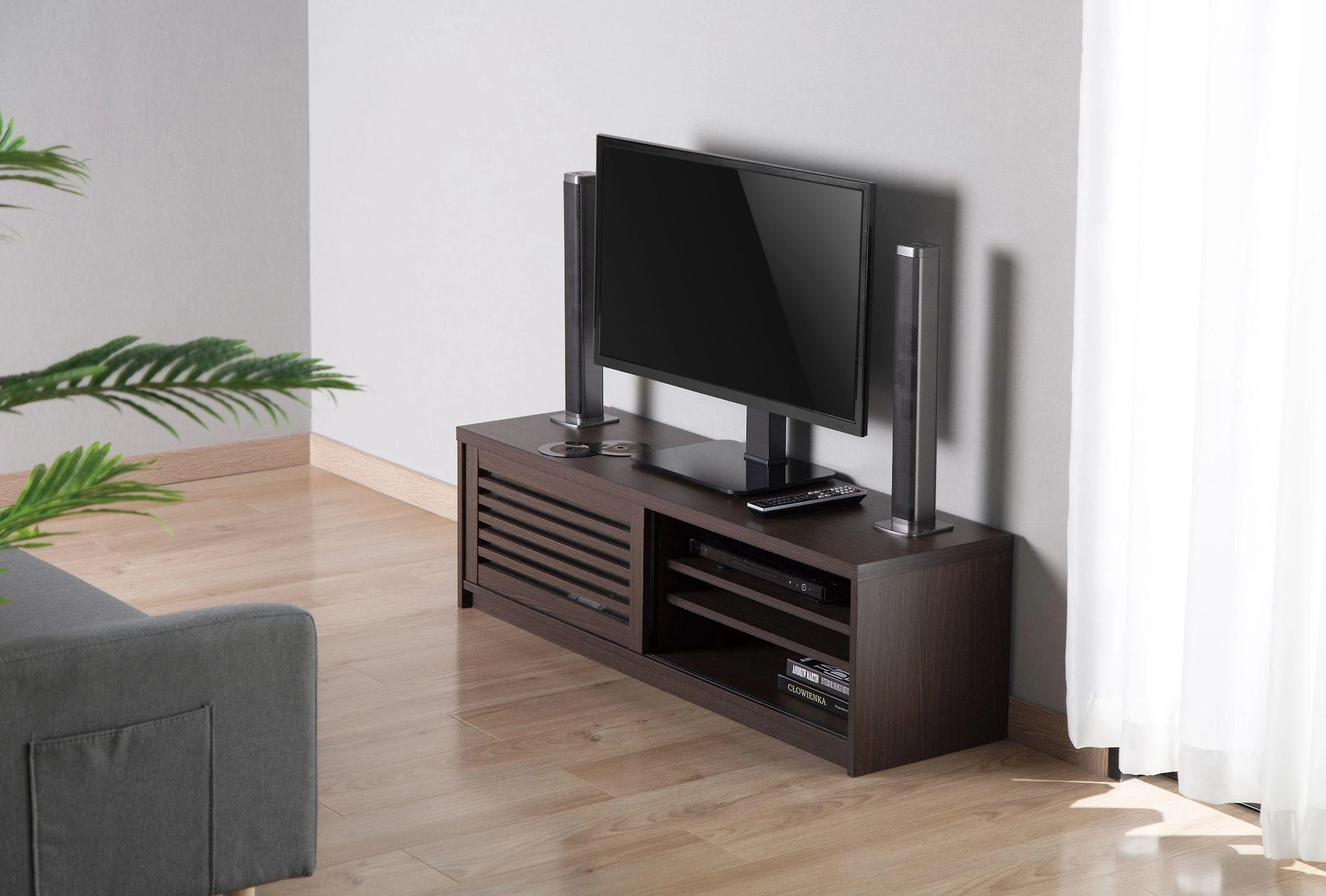 Laikiklis Mozi TS-1 Small 23 "-43" televizoriaus pasukamas stalo stovas