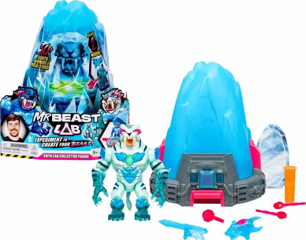 Mr Beast Lab - Cryo Lab Kolekcinė figūrėlė su šviesomis ir garsais