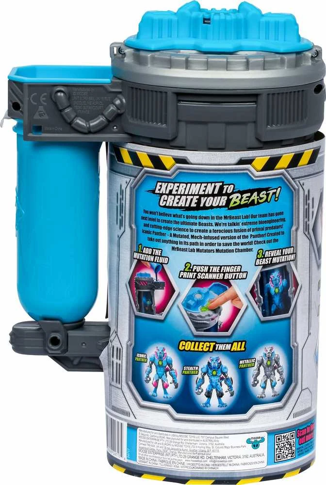 Moose Toys MrBeast Lab MR. BEAST LAB Mutator Action Figs -Ikoninė pantera