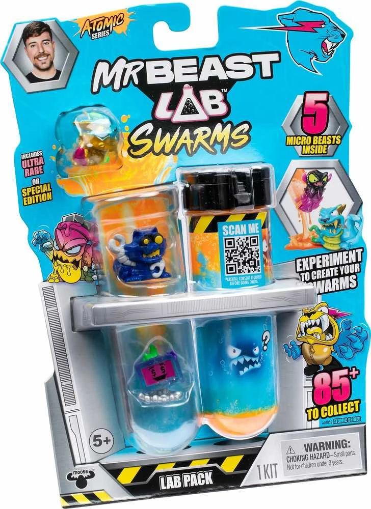 BEAST LAB MR Figūrėlės, 5 vnt., 2,5 cm