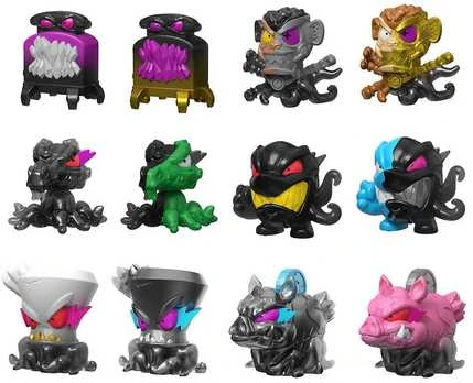 BEAST LAB MR Figūrėlės tūbelėje, 6 vnt., 2,5 cm