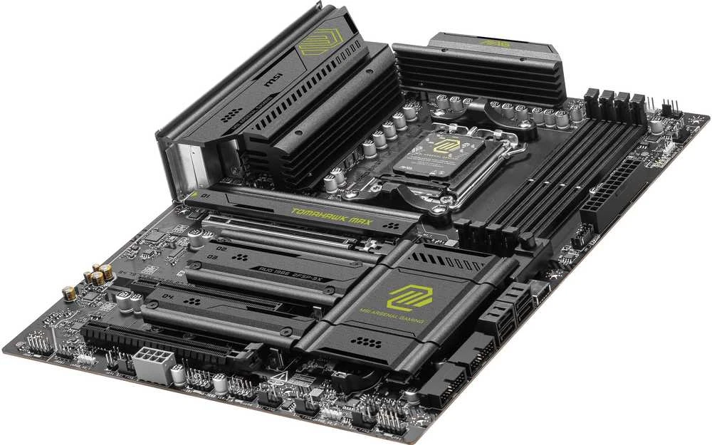 Pagrindinė plokštė MSI MAG B850 TOMAHAWK MAX WIFI | AMD B850 | SAM5 | ATX | Atmintis DDR5 | Atminties lizdai 4 | 3x PCI Express 16x | 4x M.2 | 1x HDMI
