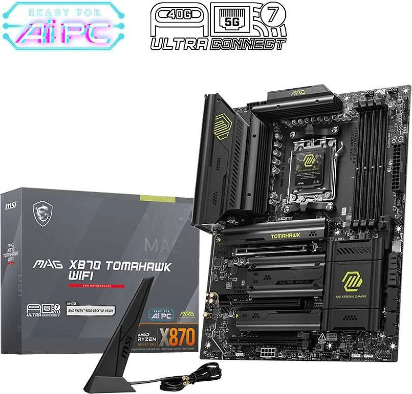 Pagrindinė plokštė MSI MAG X870 TOMAHAWK WIFI AM5 MB 4xDDR5 4xSATA 4xM.2