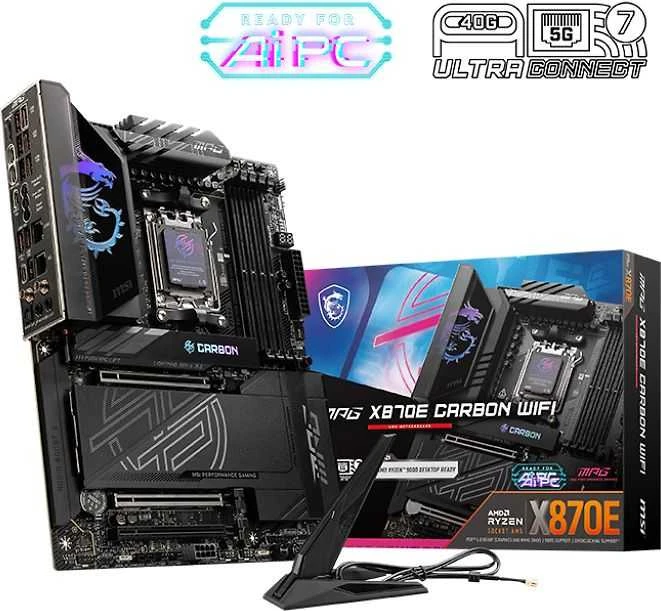 Pagrindinė plokštė MSI procesorių šeima AMD | Procesoriaus lizdas AM5 | DDR5 UDIMM | Palaikomos standžiojo disko sąsajos SATA, M.2 | SATA jungčių skaičius 4