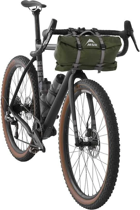 Vienvietė palapinė ant dviračio MSR Hubba Hubba Bikepack 1