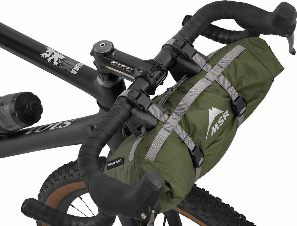 Vienvietė palapinė ant dviračio MSR Hubba Hubba Bikepack 1