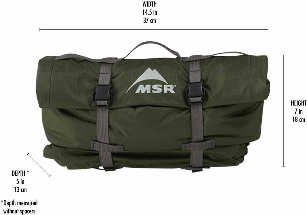 Dvivietė palapinė ant dviračio MSR Hubba Hubba Bikepack 2
