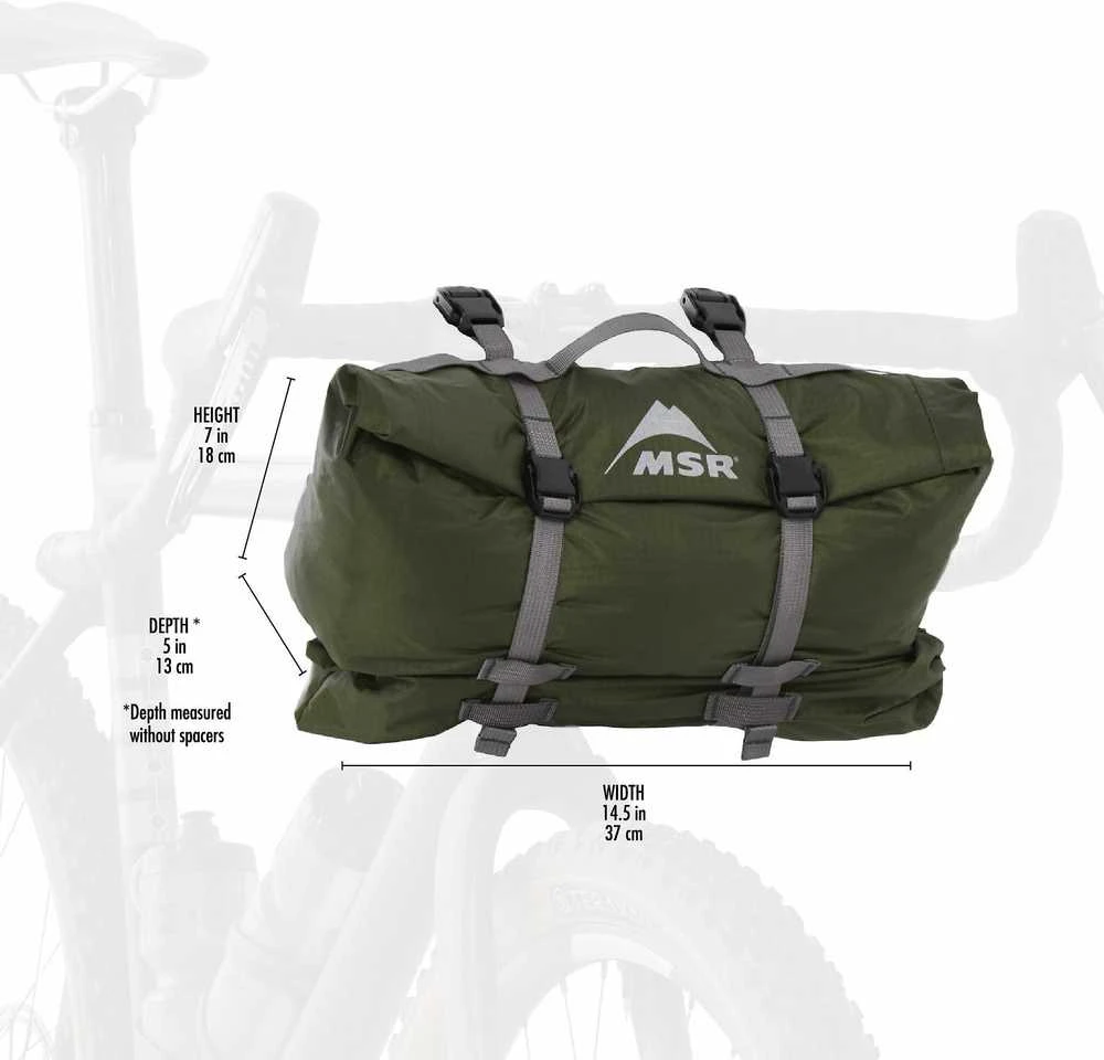 Dvivietė palapinė ant dviračio MSR Hubba Hubba Bikepack 2