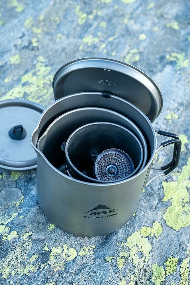 Turistinis puodas MSR Titan Virdulys 900 mL