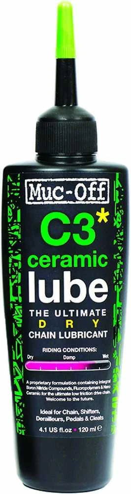 Grandinės tepalas Muc-Off C3 CERAMIC DRY LUBE 120ML