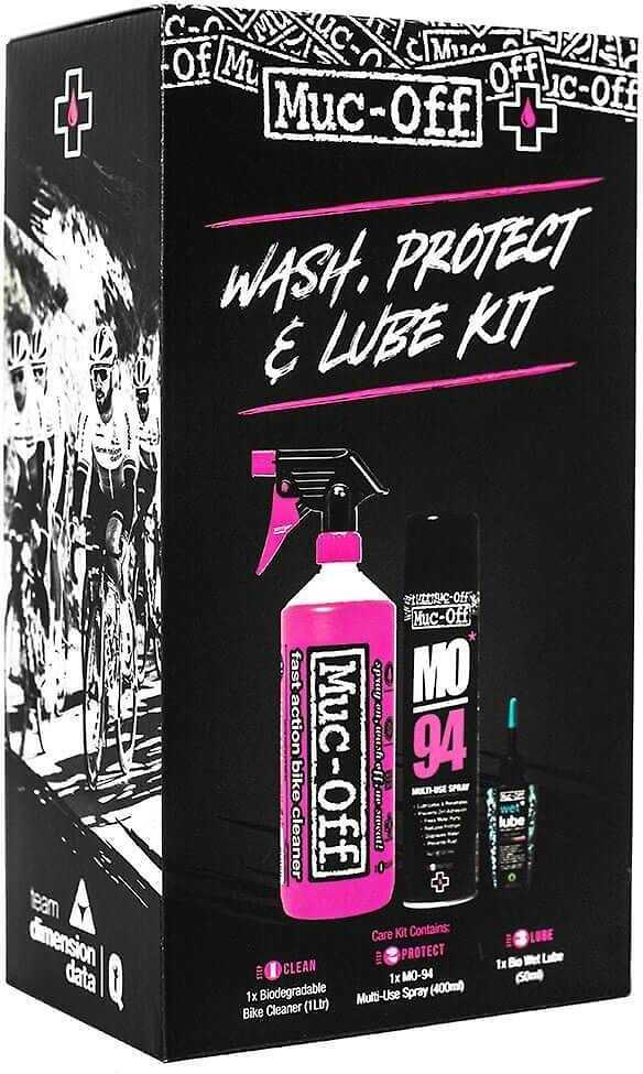 Dviračio priežiūros rinkinys Muc-Off WASH PROTECT & LUBE KIT
