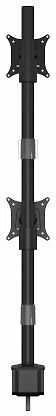 Laikiklis Multibrackets MB VESA DESKMOUNT OFFICELINE DUAL VERTICAL Juodas