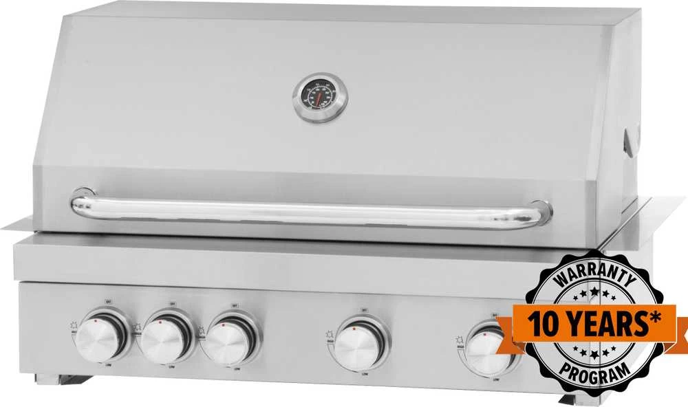 Įmontuota „Mustang Gas Grilis Pearl 4“.