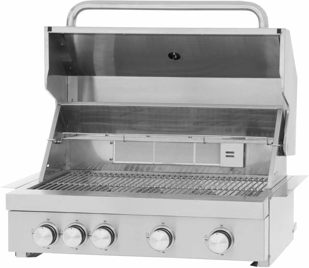 Įmontuota „Mustang Gas Grilis Pearl 4“.