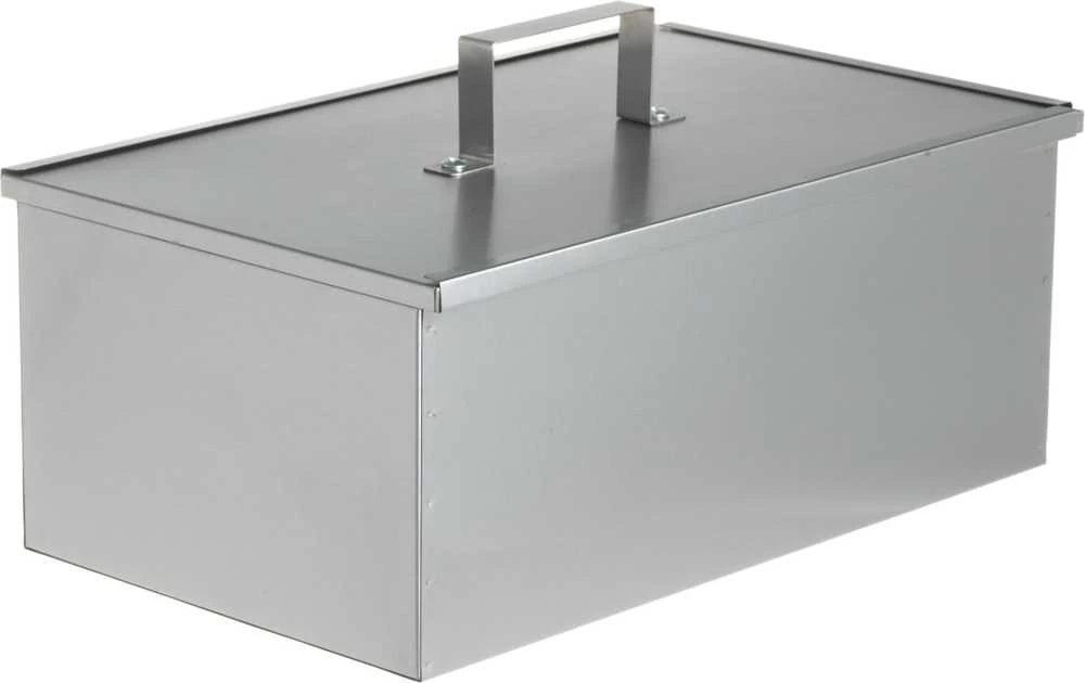 Mustang Metalinė rūkykla su dvejomis grotelėmis ir dangčiu, 40 x 25 x 21 cm