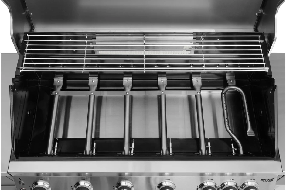 Mustang dujinė kepsninė Topaz 6+1 lauko virtuvė su šaldytuvu