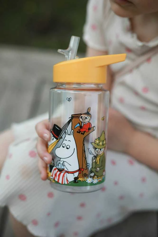 Muminų gertuvė su šiaudeliu, 0,4l