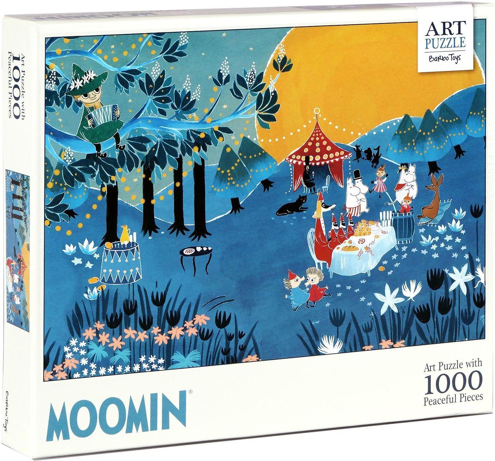 Moomin Muminas - 1000 detalių dėlionė, mėlyna (800062)