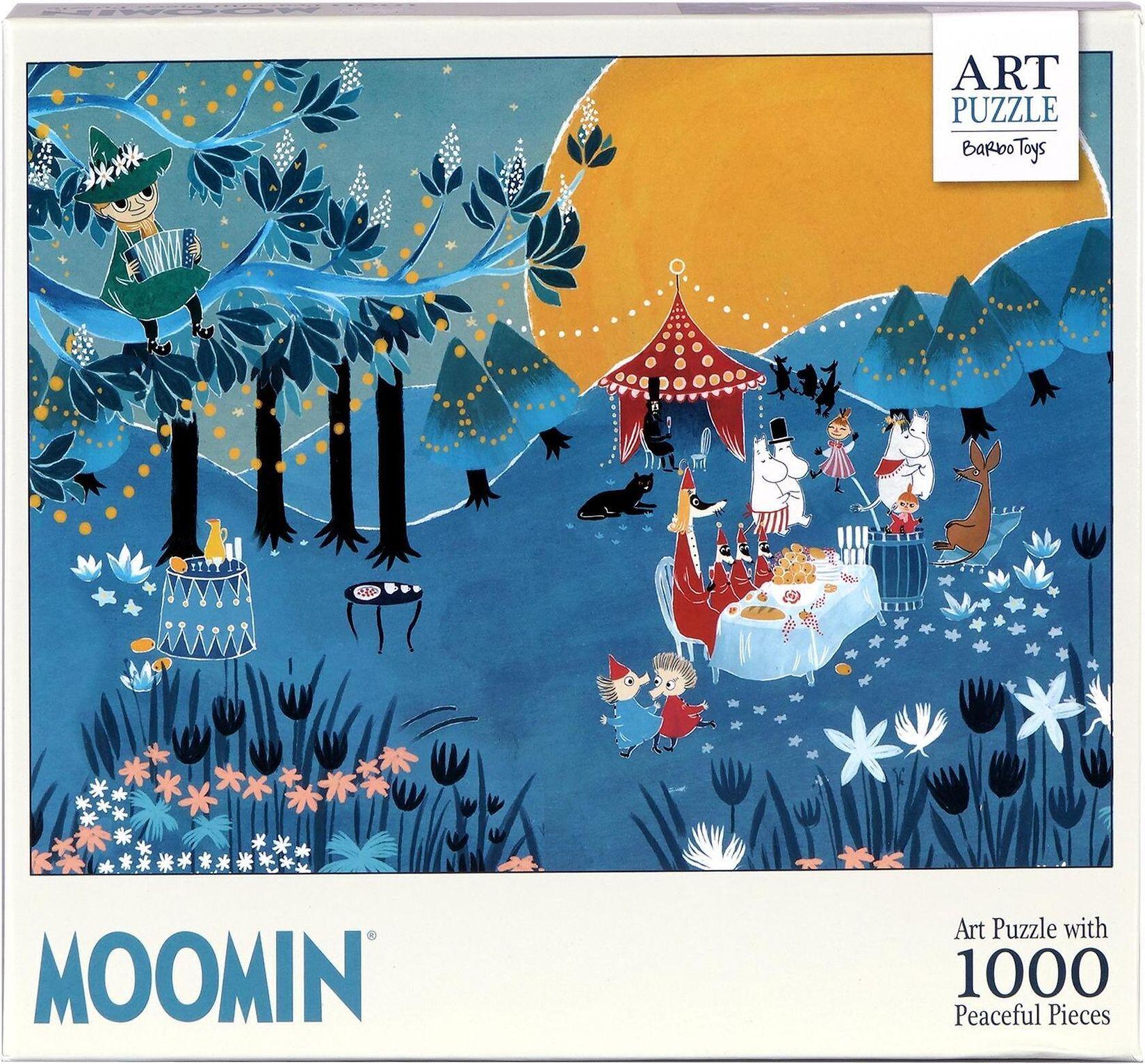 Moomin Muminas - 1000 detalių dėlionė, mėlyna (800062)
