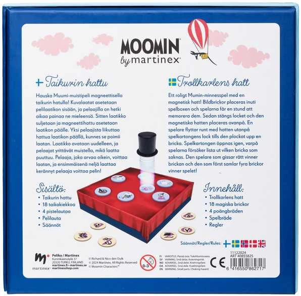 Muumi Taikurin Hattu muistipeli