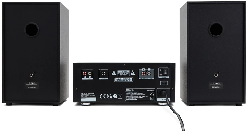 Muzikinis centras Aiwa MCBT-550 mikrohifijärjestelmä, musta