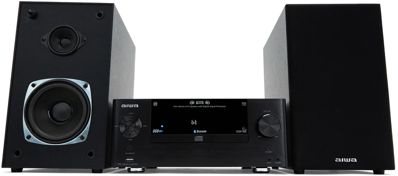 Muzikinis centras Aiwa MCBT-550 mikrohifijärjestelmä, musta